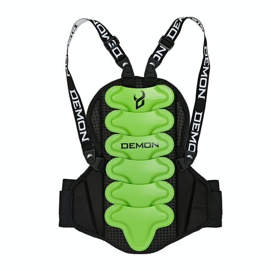 Demon FlexForce Pro Spine Guard Back Protector - מגן גב ועמוד שדרה דמון ירוק